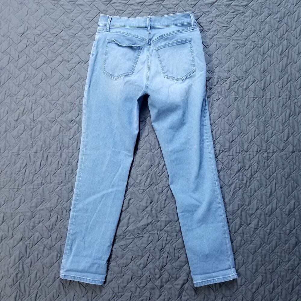 Ann Taylor Factory Jeans Womens Size 4 Blue‎ Slim Straight Light Wash Denim - Picture 2 of 11
